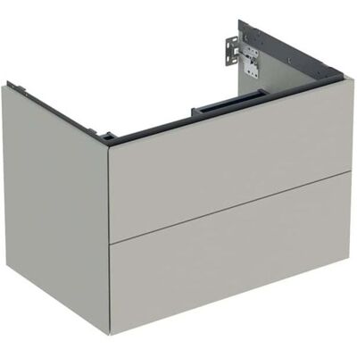 Geberit One Waschtisch-Unterschrank 505262007 74 x 50,4 x 47 cm, greige/lackiert matt, 2 Schubladen Geberit One Waschtisch-Unterschrank 505262007 74 x 50,4 x 47 cm, greige/lackiert matt, 2 Schubladen
