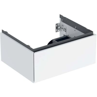 Geberit Wandhängbarer Waschtischunterschrank - Weiß Hochglanz - 505.071.00.1 Geberit Wandhängbarer Waschtischunterschrank - Weiß Hochglanz - 505.071.00.1