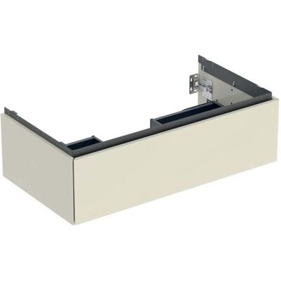 Geberit One Waschtisch-Unterschrank 505073004 88,8 x 50,4 x 47 cm, sand-grau/lackiert hochglänzend, 1 Schubladen Geberit One Waschtisch-Unterschrank 505073004 88,8 x 50,4 x 47 cm, sand-grau/lackiert hochglänzend, 1 Schubladen