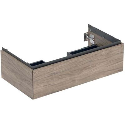 Geberit One Waschtisch-Unterschrank 505073006 88,8 x 50,4 x 47 cm, Nussbaum hickory/Melamin Holzstruktur, 1 Schubladen Geberit One Waschtisch-Unterschrank 505073006 88,8 x 50,4 x 47 cm, Nussbaum hickory/Melamin Holzstruktur, 1 Schubladen