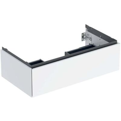 Geberit Wandhängender Waschtischunterschrank - Weiß Hochglänzend - 1 Schublade Geberit Wandhängender Waschtischunterschrank - Weiß Hochglänzend - 1 Schublade