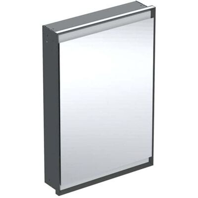 Keramag GmbH Geberit ONE Spiegelschrank - Schwarz Matt/Aluminium - 60x90cm Keramag GmbH Geberit ONE Spiegelschrank - Schwarz Matt/Aluminium - 60x90cm