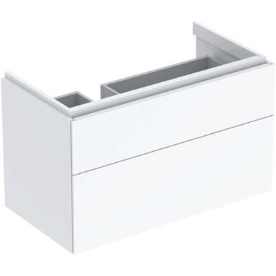 Geberit Xeno² Wandmontiertes Badezimmer-Schränke - 2 Schubladen, Weiß Hochglanz Geberit Xeno² Wandmontiertes Badezimmer-Schränke - 2 Schubladen, Weiß Hochglanz