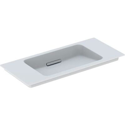 Geberit One Möbel-Waschtisch 500395013 90x13x40cm, ohne Hahnloch, Überlauf verdeckt, weiß Keratect/Blende weiß glänzend Geberit One Möbel-Waschtisch 500395013 90x13x40cm, ohne Hahnloch, Überlauf verdeckt, weiß Keratect/Blende weiß glänzend