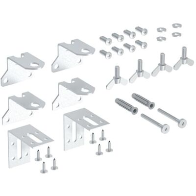 Geberit Set Befestigungswinkel 246178001 für Waschtisch-Platte (4 St.) Geberit Set Befestigungswinkel 246178001 für Waschtisch-Platte (4 St.)