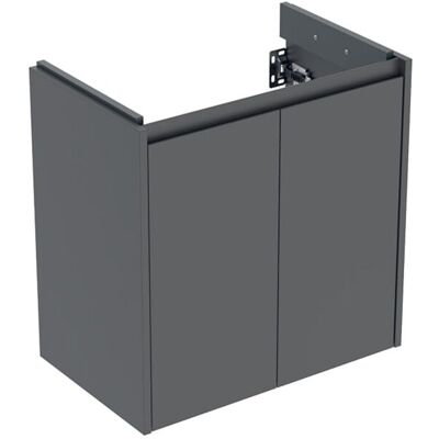 Geberit Renova Compact Waschtisch-Unterschrank 504085JK1 2 Türen, Breite 59,7cm, Korpus/Front lava / lackiert seidenmatt Geberit Renova Compact Waschtisch-Unterschrank 504085JK1 2 Türen, Breite 59,7cm, Korpus/Front lava / lackiert seidenmatt
