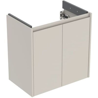 Geberit Renova Compact Waschtisch-Unterschrank 504085DB1 2 Türen, Breite 59,7cm, Korpus/Front sandgrau / lackiert seidenmatt Geberit Renova Compact Waschtisch-Unterschrank 504085DB1 2 Türen, Breite 59,7cm, Korpus/Front sandgrau / lackiert seidenmatt