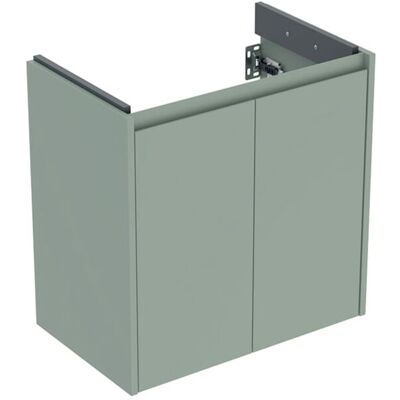 Geberit Renova Compact Waschtisch-Unterschrank 504085IK1 2 Türen, Breite 59,7cm, Korpus/Front salbeigrün / lackiert seidenmatt Geberit Renova Compact Waschtisch-Unterschrank 504085IK1 2 Türen, Breite 59,7cm, Korpus/Front salbeigrün / lackiert seidenmatt
