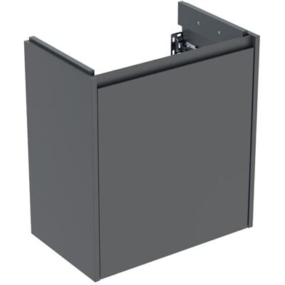 Geberit Renova Compact Waschtisch-Unterschrank 504084JK1 1 Tür, Korpus/Front lava / lackiert seidenmatt, Breite 55 cm Geberit Renova Compact Waschtisch-Unterschrank 504084JK1 1 Tür, Korpus/Front lava / lackiert seidenmatt, Breite 55 cm
