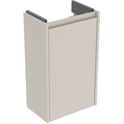 Geberit Renova Compact Waschtisch-Unterschrank 504080DB1 1 Tür, Korpus/Front sandgrau / lackiert seidenmatt, Breite 35,8 cm Geberit Renova Compact Waschtisch-Unterschrank 504080DB1 1 Tür, Korpus/Front sandgrau / lackiert seidenmatt, Breite 35,8 cm