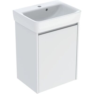 Geberit Renova Plan Handwaschbecken-Set 50 cm 504035001 Waschbecken mit Unterschrank, Weiß seidenmatt Geberit Renova Plan Handwaschbecken-Set 50 cm 504035001 Waschbecken mit Unterschrank, Weiß seidenmatt