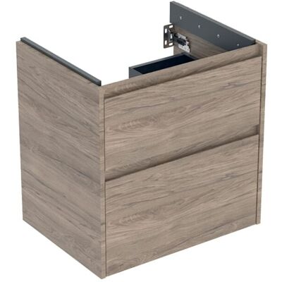 Geberit Renova Plan Waschtisch-Unterschrank 504027JR1 2 Schubladen, Korpus/Front Nussbaum / Melamin Holzstruktur, Breite 59,5 cm Geberit Renova Plan Waschtisch-Unterschrank 504027JR1 2 Schubladen, Korpus/Front Nussbaum / Melamin Holzstruktur, Breite 59,5 cm