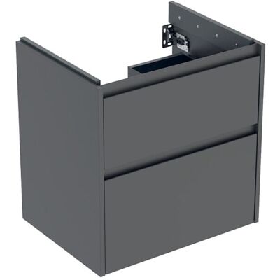 Geberit Renova Plan Waschtischunterschrank 504027JK1 2 Schubladen, Korpus/Front lava / lackiert seidenmatt, Breite 59,5 cm Geberit Renova Plan Waschtischunterschrank 504027JK1 2 Schubladen, Korpus/Front lava / lackiert seidenmatt, Breite 59,5 cm