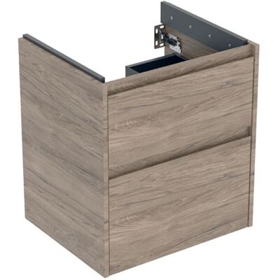 Geberit Renova Plan Waschtisch-Unterschrank 504026JR1 2 Schubladen, Korpus/Front Nussbaum / Melamin Holzstruktur, Breite 54,6 cm Geberit Renova Plan Waschtisch-Unterschrank 504026JR1 2 Schubladen, Korpus/Front Nussbaum / Melamin Holzstruktur, Breite 54,6 cm