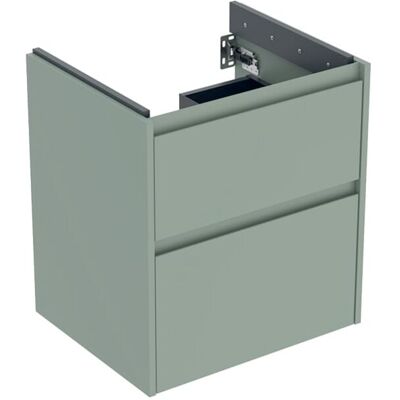 Geberit Renova Plan Waschtisch-Unterschrank 504026IK1 2 Schubladen, Korpus/Front salbeigrün / lackiert seidenmatt, Breite 54,6 cm Geberit Renova Plan Waschtisch-Unterschrank 504026IK1 2 Schubladen, Korpus/Front salbeigrün / lackiert seidenmatt, Breite 54,6 cm