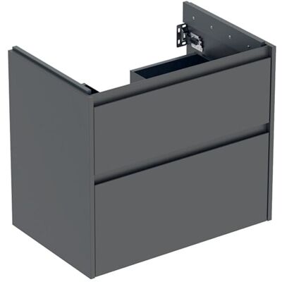 Geberit Renova Plan Waschtisch-Unterschrank 504029JK1 2 Schubladen, Korpus/Front lava / lackiert seidenmatt, Breite 69,3 cm Geberit Renova Plan Waschtisch-Unterschrank 504029JK1 2 Schubladen, Korpus/Front lava / lackiert seidenmatt, Breite 69,3 cm