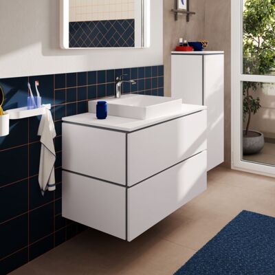 Hansgrohe Xilesa E Waschtischunterschrank 54301700 2 Schubkästen ohne PushOpen, 980 x 550 mm, mattweiß Hansgrohe Xilesa E Waschtischunterschrank 54301700 2 Schubkästen ohne PushOpen, 980 x 550 mm, mattweiß