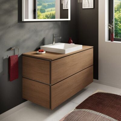 Hansgrohe Xilesa E Waschtischunterschrank 54304550 2 Schubkästen mit PushOpen, 1180 x 550 mm, Eiche Kaschmir Hansgrohe Xilesa E Waschtischunterschrank 54304550 2 Schubkästen mit PushOpen, 1180 x 550 mm, Eiche Kaschmir