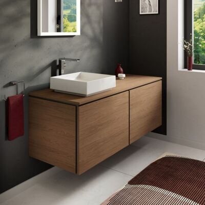 Hansgrohe Xilesa E Waschtischunterschrank 54268550 1375x550mm, 2 Schubkästen, Eiche Kaschmir Hansgrohe Xilesa E Waschtischunterschrank 54268550 1375x550mm, 2 Schubkästen, Eiche Kaschmir