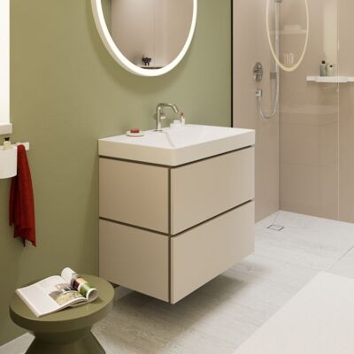Hansgrohe Waschtischunterschrank 54260780 780x470mm, 2 Schubkästen, sandbeige matt Hansgrohe Waschtischunterschrank 54260780 780x470mm, 2 Schubkästen, sandbeige matt