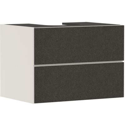 Hansgrohe Xevolos E Waschtischunterschrank 54188660 780x555x550mm, 2 Schubladen, sandbeige matt, Textil dunkelgrau Hansgrohe Xevolos E Waschtischunterschrank 54188660 780x555x550mm, 2 Schubladen, sandbeige matt, Textil dunkelgrau