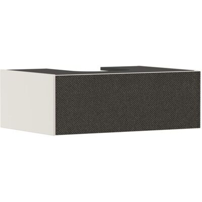 Hansgrohe Xevolos E Waschtischunterschrank 54311660 780x550x275mm, 1 Schublade, sandbeige matt, Textil dunkelgrau Hansgrohe Xevolos E Waschtischunterschrank 54311660 780x550x275mm, 1 Schublade, sandbeige matt, Textil dunkelgrau