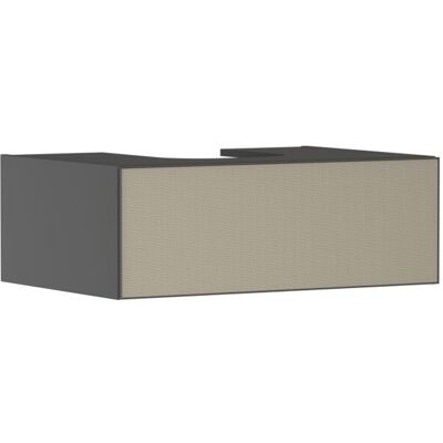 Hansgrohe Xevolos E Waschtischunterschrank 54312390 780x550x275mm, 1 Schublade, schiefergrau matt, bronze Struktur Hansgrohe Xevolos E Waschtischunterschrank 54312390 780x550x275mm, 1 Schublade, schiefergrau matt, bronze Struktur
