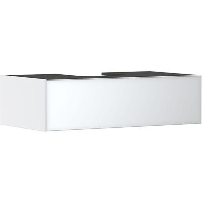 Hansgrohe Xevolos E Waschtischunterschrank 54313320 980x550x275mm, 1 Schublade, mattweiß, weiß metallic Hansgrohe Xevolos E Waschtischunterschrank 54313320 980x550x275mm, 1 Schublade, mattweiß, weiß metallic