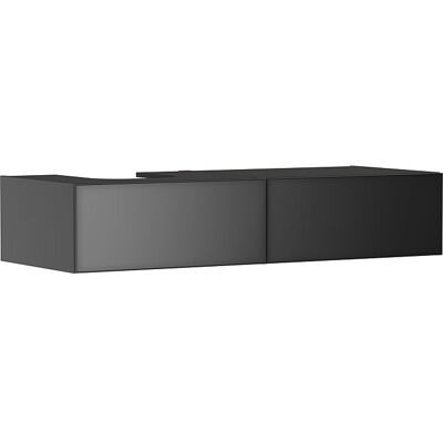 Hansgrohe Xevolos E Waschtischunterschrank 54321770 1370x550x275mm, 2 Schubladen, links, schiefergrau matt, schiefergrau metallic Hansgrohe Xevolos E Waschtischunterschrank 54321770 1370x550x275mm, 2 Schubladen, links, schiefergrau matt, schiefergrau metallic