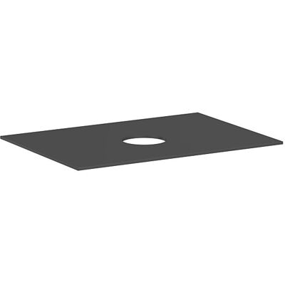 Hansgrohe Xevolos E Konsole 54328760 780 x 550 mm, schiefergrau matt, Ausschnitt mittig Hansgrohe Xevolos E Konsole 54328760 780 x 550 mm, schiefergrau matt, Ausschnitt mittig