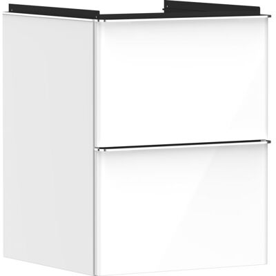 Hansgrohe Xelu Q Waschtischunterschrank - Weiß Hochglanz / Chrom - 54019000 Hansgrohe Xelu Q Waschtischunterschrank - Weiß Hochglanz / Chrom - 54019000