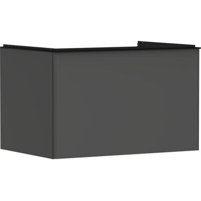 Hansgrohe Xelu Q Waschtischunterschrank 54055670 780x485x550mm, mit Schubkasten, diamantgrau matt, mattschwarz Hansgrohe Xelu Q Waschtischunterschrank 54055670 780x485x550mm, mit Schubkasten, diamantgrau matt, mattschwarz