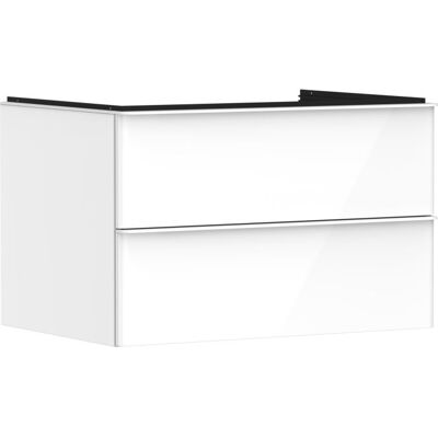 Hansgrohe Xelu Q Waschtischunterschrank - 2 Schubladen - 780x550 - Hochglanz Weiß Hansgrohe Xelu Q Waschtischunterschrank - 2 Schubladen - 780x550 - Hochglanz Weiß