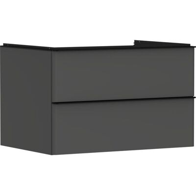 Hansgrohe Xelu Q Waschtischunterschrank Diamantgrau Matt - 2 Schubladen - 780mm Hansgrohe Xelu Q Waschtischunterschrank Diamantgrau Matt - 2 Schubladen - 780mm