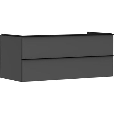 Hansgrohe Xelu Q Wand-Waschtischunterschrank - 2 Schubladen - Diamantgrau Hansgrohe Xelu Q Wand-Waschtischunterschrank - 2 Schubladen - Diamantgrau