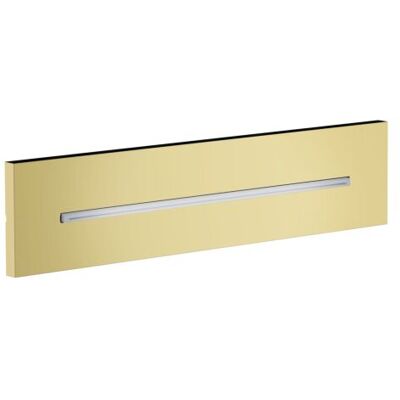Herzbach LIVING SPA Wandmontierter Schwall-Wandauslauf - PVD Gold Herzbach LIVING SPA Wandmontierter Schwall-Wandauslauf - PVD Gold
