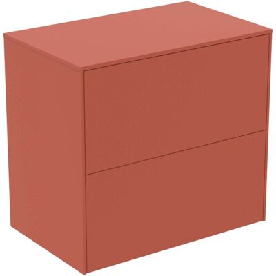 Ideal Standard Waschtisch-Unterschrank T4327Y3 ohne Ausschnitt, 2 Auszüge, 60x37x55 cm, Sunset matt lackiert Ideal Standard Waschtisch-Unterschrank T4327Y3 ohne Ausschnitt, 2 Auszüge, 60x37x55 cm, Sunset matt lackiert