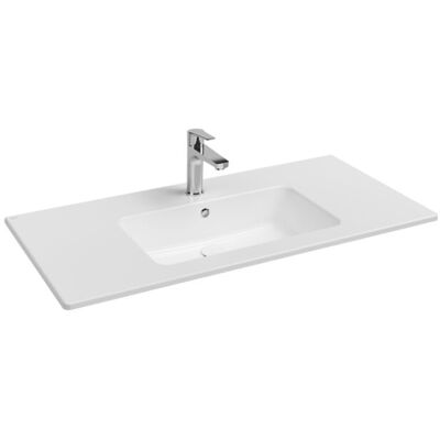 Isvea Isvea SistemaT Flat Waschtisch - Hahnloch, Überlauf, 101cm, weiß Isvea Isvea SistemaT Flat Waschtisch - Hahnloch, Überlauf, 101cm, weiß