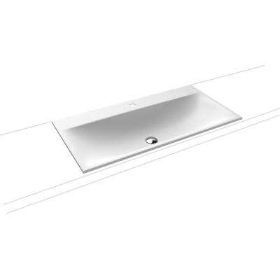 Kaldewei Silenio Einbau-Waschtisch - Rechteckig, 1 Hahnloch, 90x46cm Kaldewei Silenio Einbau-Waschtisch - Rechteckig, 1 Hahnloch, 90x46cm