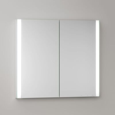 KEUCO Somaris Spiegelschrank mit Beleuchtung 14512002101 80 x 71 x 11,5 cm, verspiegelt, 2 Türen, Wandeinbau, Spiegelheizung KEUCO Somaris Spiegelschrank mit Beleuchtung 14512002101 80 x 71 x 11,5 cm, verspiegelt, 2 Türen, Wandeinbau, Spiegelheizung