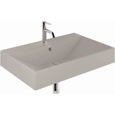 Kludi RESA Waschtisch 59WW81O2 81 x 50 H12 cm, Ein Hahnloch Matt Light Dove Kludi RESA Waschtisch 59WW81O2 81 x 50 H12 cm, Ein Hahnloch Matt Light Dove