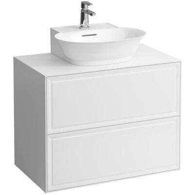 LAUFEN The new classic Schubladenelement/Sideboard H4060140856281 77,5x60x45,5cm, 2 Schubladen, für Aufsatz-Handwaschbecken, geschwärzte Eiche LAUFEN The new classic Schubladenelement/Sideboard H4060140856281 77,5x60x45,5cm, 2 Schubladen, für Aufsatz-Handwaschbecken, geschwärzte Eiche