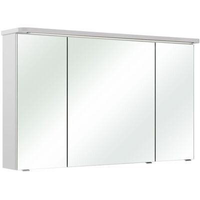 Pelipal Serie 4005 Spiegelschrank mit LED-Kranzbeleuchtung - Lack polarweiß Hochglanz Pelipal Serie 4005 Spiegelschrank mit LED-Kranzbeleuchtung - Lack polarweiß Hochglanz