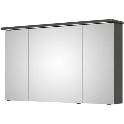 Pelipal Serie 4005 Quarzgrau Hochglanz Spiegelschrank - Badezimmer Spiegel-Schrank Pelipal Serie 4005 Quarzgrau Hochglanz Spiegelschrank - Badezimmer Spiegel-Schrank