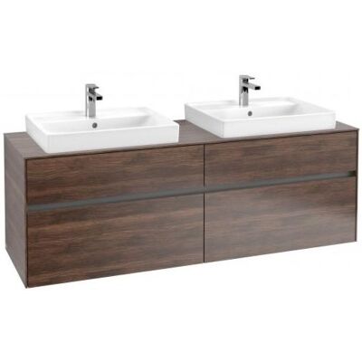 Villeroy & Boch Collaro Waschtischunterschrank - 2 Becken, 4 Auszüge Villeroy & Boch Collaro Waschtischunterschrank - 2 Becken, 4 Auszüge