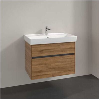Villeroy & Boch Wandmontierter Badschrank - Kansas Oak / Anthrazit Matt - SoftClosing Villeroy & Boch Wandmontierter Badschrank - Kansas Oak / Anthrazit Matt - SoftClosing