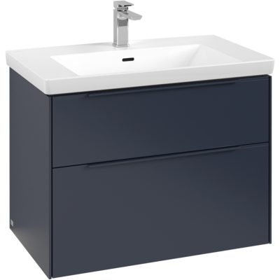 Villeroy & Boch Subway 3.0 Waschtischunterschrank - Marine Blue - SoftClosing & LED Villeroy & Boch Subway 3.0 Waschtischunterschrank - Marine Blue - SoftClosing & LED