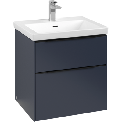 Villeroy & Boch Subway 3.0 Wandunterschrank - Marine Blau - 2 Schubladen - SoftClosing Villeroy & Boch Subway 3.0 Wandunterschrank - Marine Blau - 2 Schubladen - SoftClosing