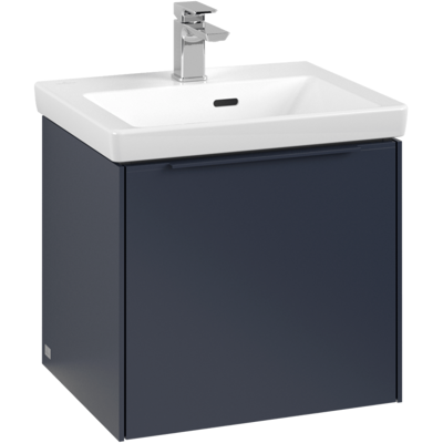 Villeroy und Boch Subway 3.0 Waschtisch-Unterschrank C580L2VQ 47,3x42,9x40,75cm, mit LED/Griff monochrom, marine blue Villeroy und Boch Subway 3.0 Waschtisch-Unterschrank C580L2VQ 47,3x42,9x40,75cm, mit LED/Griff monochrom, marine blue