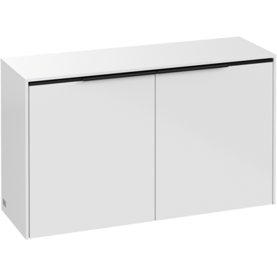 Villeroy & Boch Subway 3.0 Sideboard - Brilliant White, Volcano Black, 2 Türen Villeroy & Boch Subway 3.0 Sideboard - Brilliant White, Volcano Black, 2 Türen
